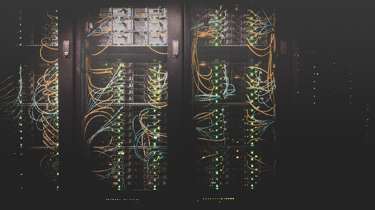 Server racks in the Scourge data center in Cebu, Philippines