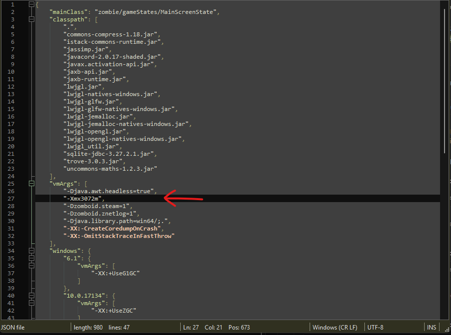 Open ProjectZomboid64.json