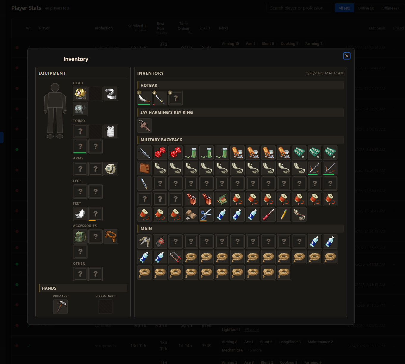Scourge Panel V2 - custom Project Zomboid server management panel